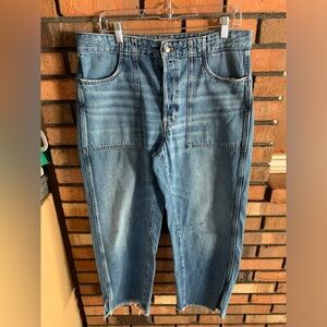 Madewell The Darted Barrel Leg Jean